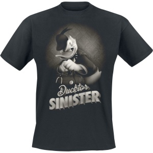 Mickey & Minnie Mouse Donald - Ducktor Sinister Tričko černá - Merchstore.cz