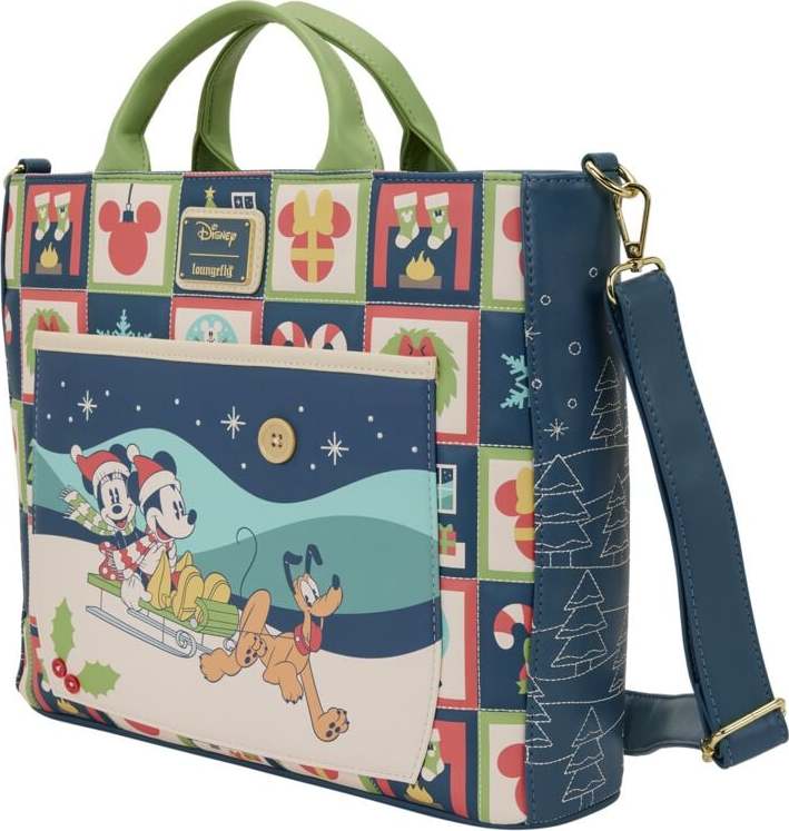 Mickey & Minnie Mouse Loungefly - Micky & Minnie Holiday Convertible Kabelka vícebarevný - Merchstore.cz Mickey & Minnie Mouse Loungefly - Micky & Minnie Holiday Convertible Kabelka vícebarevný - Merchstore.cz