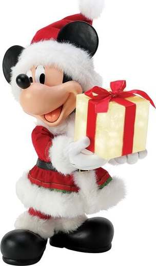 Mickey & Minnie Mouse Mickey´s Big Gift se světelným efektem dekorace vícebarevný - Merchstore.cz