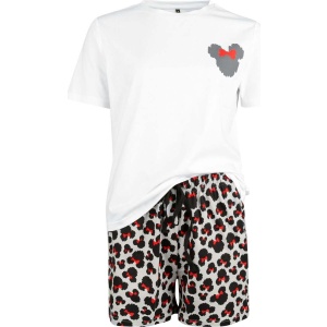 Mickey & Minnie Mouse Pyžamo Minnie s leopardím potiskem pyžama vícebarevný - Merchstore.cz