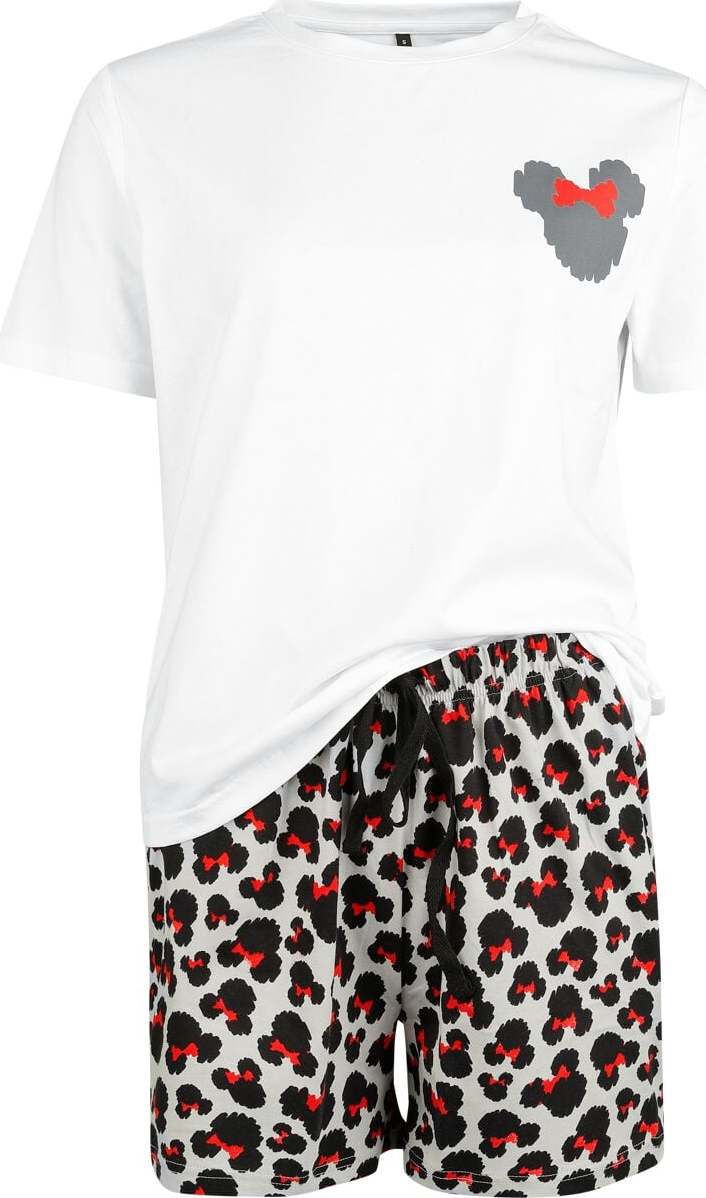 Mickey & Minnie Mouse Pyžamo Minnie s leopardím potiskem pyžama vícebarevný - Merchstore.cz