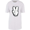 Mickey & Minnie Mouse Victory - Oversize Dámské tričko bílá - Merchstore.cz