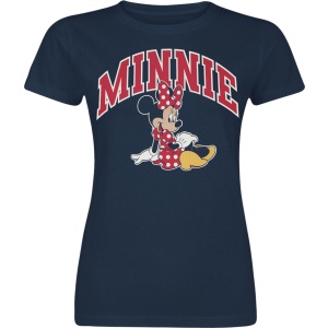 Mickey Mouse Minnie Mouse Sitting Dámské tričko námořnická modrá - Merchstore.cz