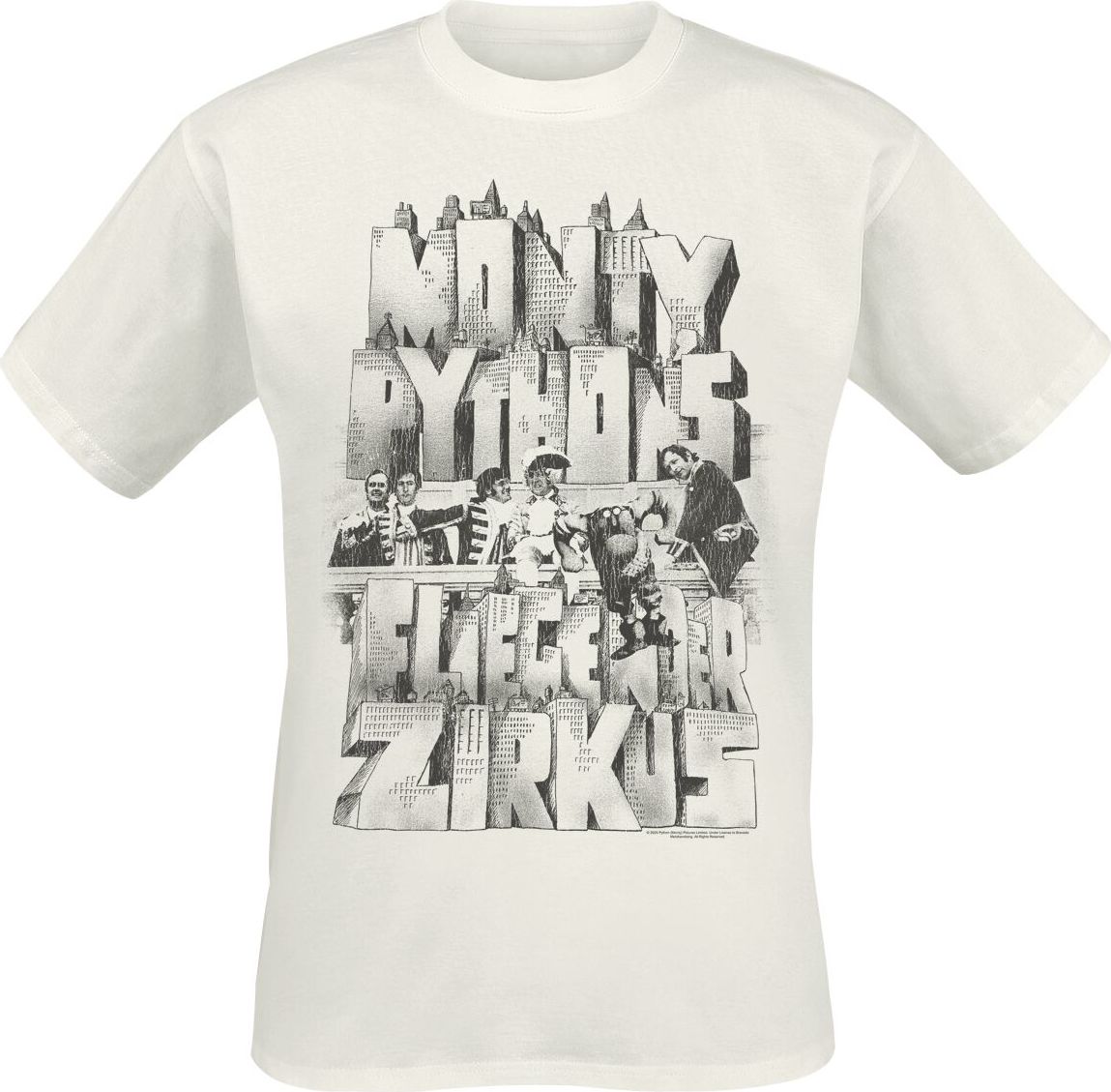 Monty Python Fliegender Zirkus Tričko přírodní - Merchstore.cz