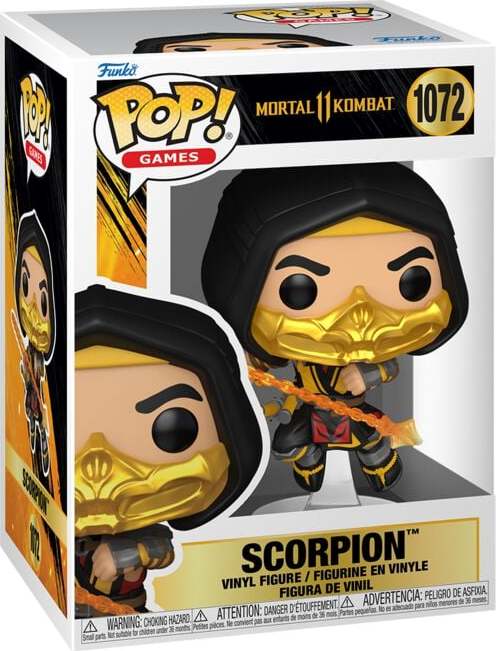 Mortal Kombat Scorpion Vinyl Figur 1072 Sberatelská postava standard - Merchstore.cz