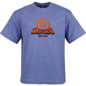 Naruto Logo - Oversize Tričko modrá - Merchstore.cz