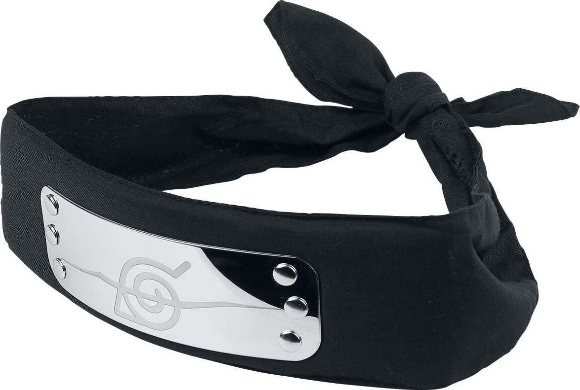 Naruto Shippuden - Anti Konoha príslušenství ke kostýmu černá - Merchstore.cz