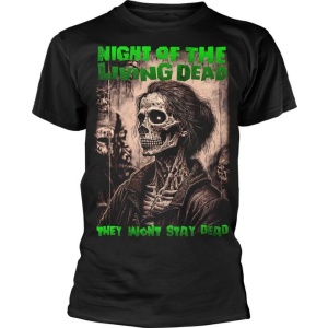 Night Of The Living Dead Zombie F2 Tričko černá - Merchstore.cz