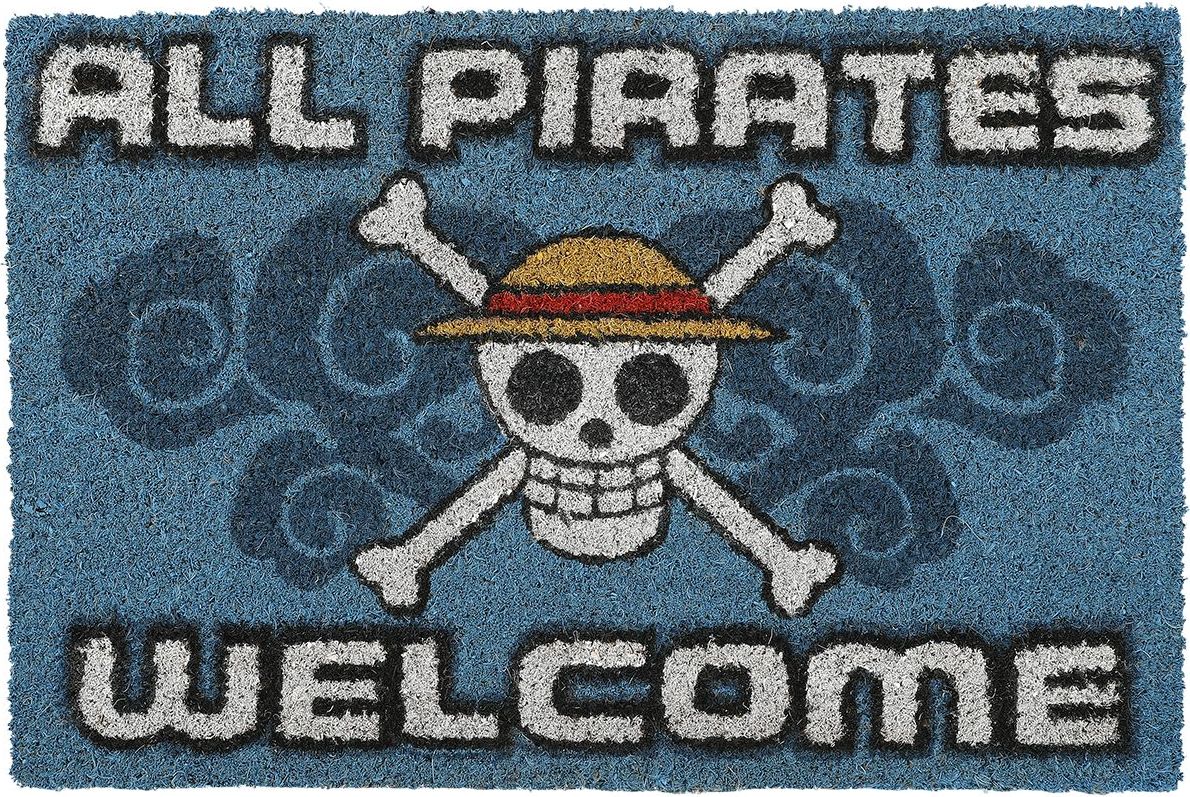 One Piece All Pirates Welcome Rohožka vícebarevný - Merchstore.cz One Piece All Pirates Welcome Rohožka vícebarevný - Merchstore.cz