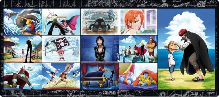 One Piece Straw Hat Crew podložka pod myš vícebarevný - Merchstore.cz