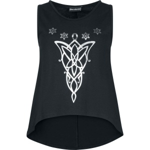 Pán prstenů Arvenina Vecernice Dámský top černá