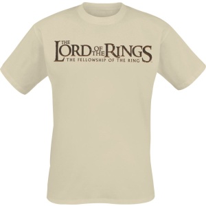 Pán prstenů Oversized tričko Map Tričko písková - Merchstore.cz