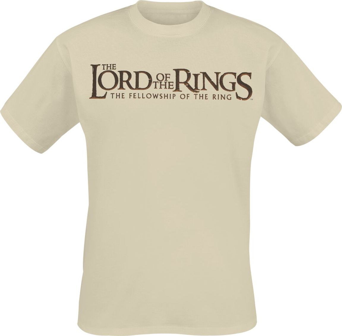 Pán prstenů Oversized tričko Map Tričko písková - Merchstore.cz