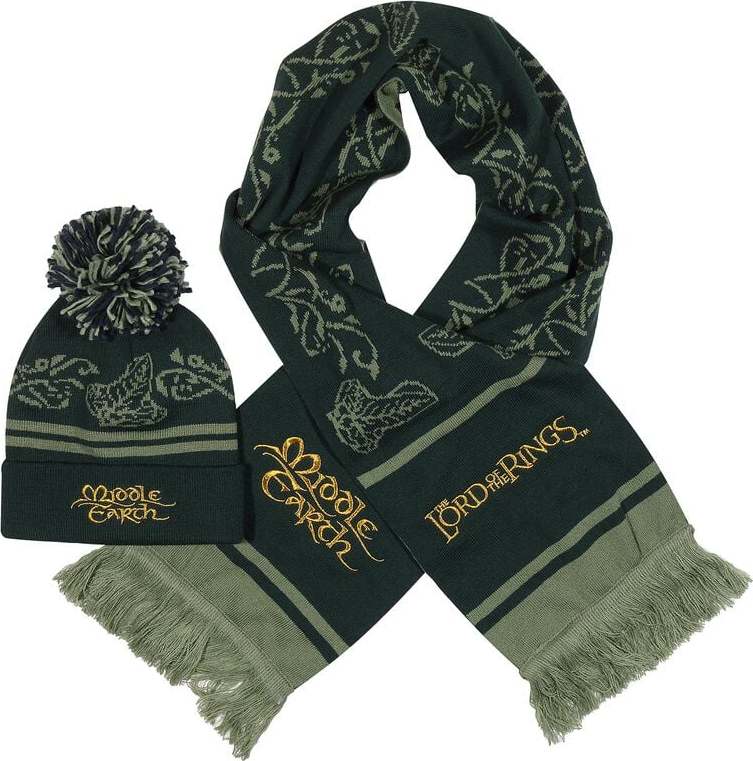 Pán prstenů Zimná sada Middle-earth zimní souprava zelená - Merchstore.cz