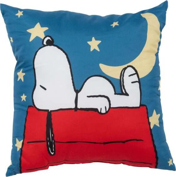 Peanuts Snoopy - Mond und Sterne dekorace polštár vícebarevný - Merchstore.cz
