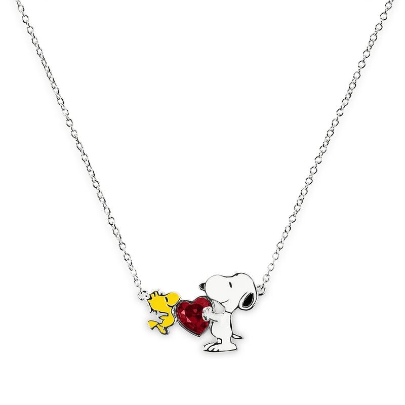 Peanuts Snoopy & Woodstock Náhrdelník - řetízek vícebarevný - Merchstore.cz