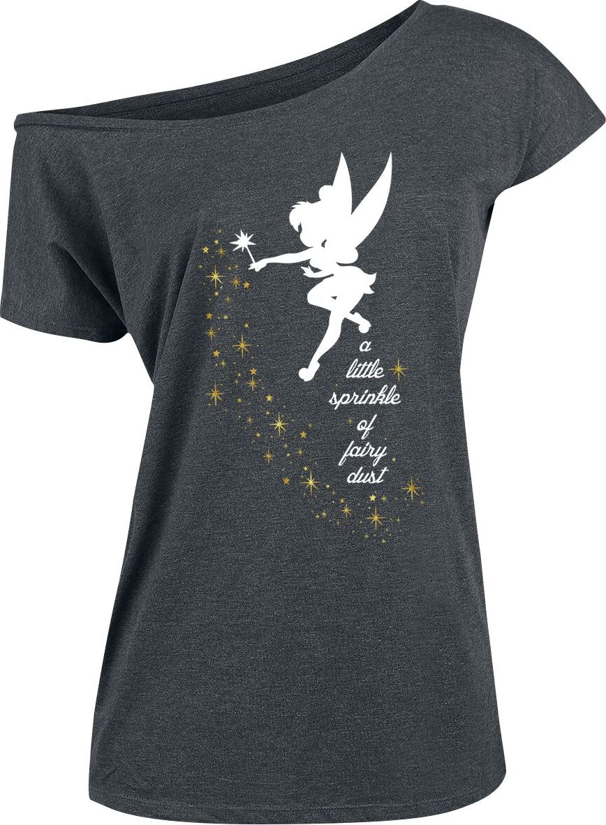 Peter Pan Pixie Dust Dámské tričko šedá - Merchstore.cz