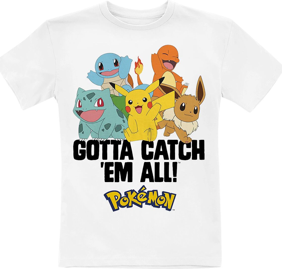 Pokémon Kids - Gotta Catch 'Em All detské tricko bílá - Merchstore.cz Pokémon Kids - Gotta Catch 'Em All detské tricko bílá - Merchstore.cz