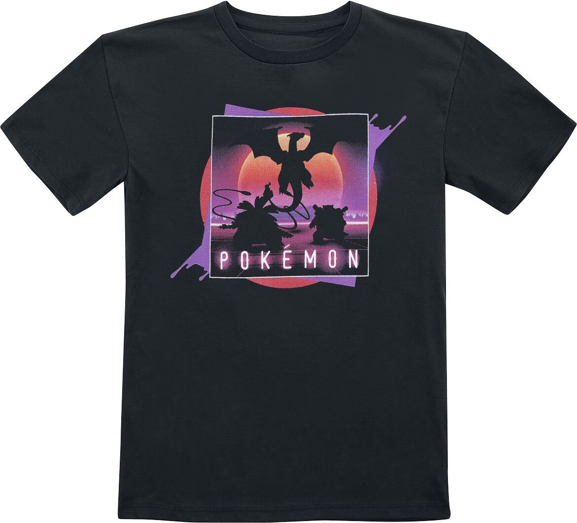 Pokémon Kids - Neon detské tricko černá - Merchstore.cz