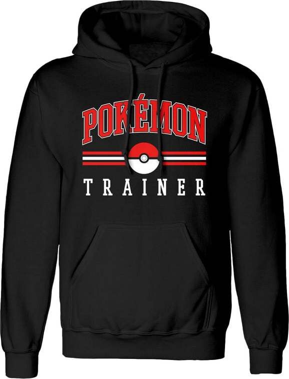 Pokémon Pokémon Trainer Mikina s kapucí černá - Merchstore.cz