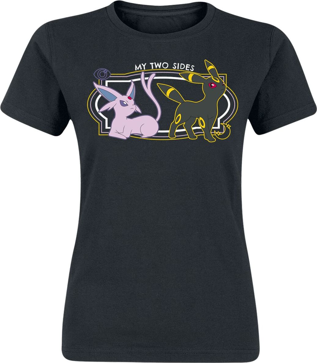 Pokémon Psiana & Nachtara - My Two Sides Dámské tričko černá - Merchstore.cz