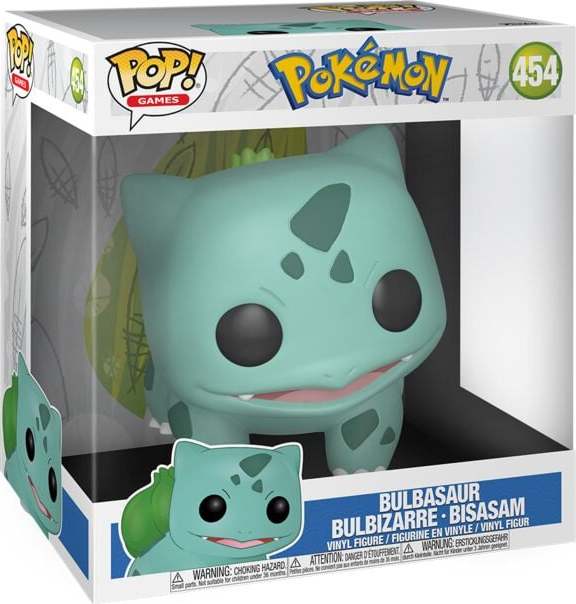 Pokémon Vinylová figurka č.454 Bulbasaur (Jumbo Pop!) Sberatelská postava standard - Merchstore.cz
