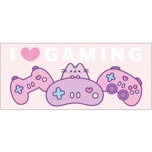Pusheen I Love Gaming podložka pod myš vícebarevný