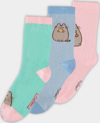 Pusheen Klasické ponožky (balení 3 párů) Ponožky vícebarevný - Merchstore.cz