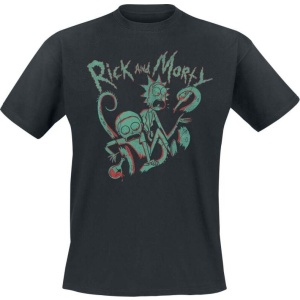 Rick And Morty Rick And Morty Duotone Tričko černá