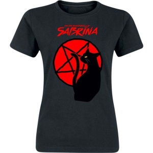 Sabrina The Chilling Adventures Of Sabrina Salem Pentagram Dámské tričko černá - Merchstore.cz