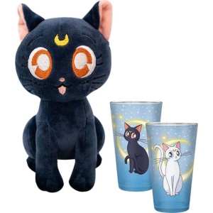 Sailor Moon Sada Cats sklenicka vícebarevný - Merchstore.cz
