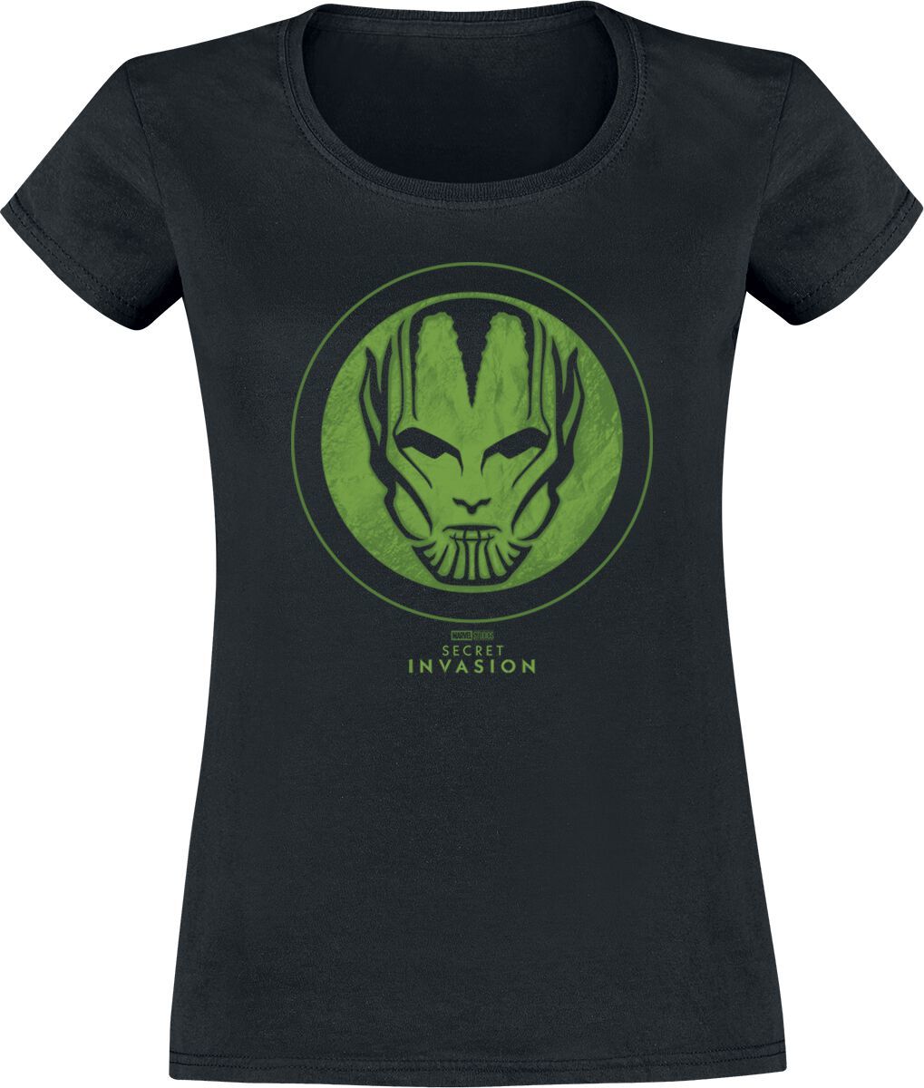 Secret Invasion Skrull Logo Dámské tričko černá - Merchstore.cz