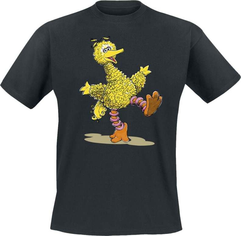 Sesame Street Bibo - Happy Tričko černá - Merchstore.cz Sesame Street Bibo - Happy Tričko černá - Merchstore.cz