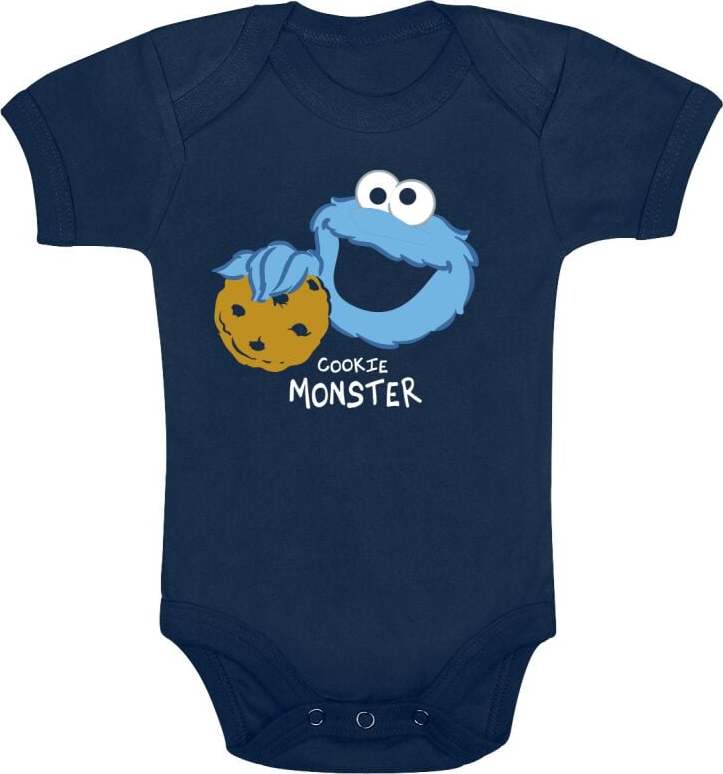 Sesame Street Cookie Monster body modrá - Merchstore.cz