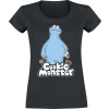 Sesame Street Cookie Monster Dámské tričko černá - Merchstore.cz