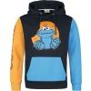 Sesame Street Cookie Monster Mikina s kapucí vícebarevný - Merchstore.cz
