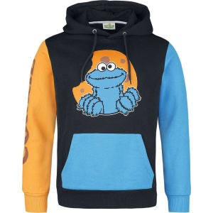 Sesame Street Cookie Monster Mikina s kapucí vícebarevný - Merchstore.cz