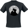Sesame Street Cookie Monster - Moonlight Tričko černá - Merchstore.cz