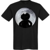 Sesame Street Elmo Moonlight Tričko černá - Merchstore.cz