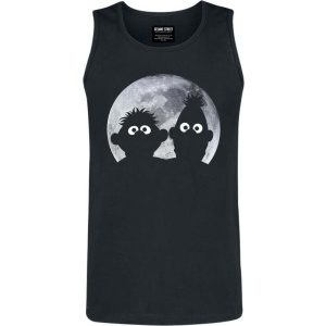 Sesame Street Ernie und Bert - Moonlight Tank top černá - Merchstore.cz