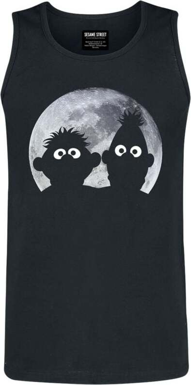 Sesame Street Ernie und Bert - Moonlight Tank top černá - Merchstore.cz Sesame Street Ernie und Bert - Moonlight Tank top černá - Merchstore.cz
