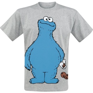 Sesame Street Krümelmonster - Cookie Thief Tričko prošedivelá - Merchstore.cz