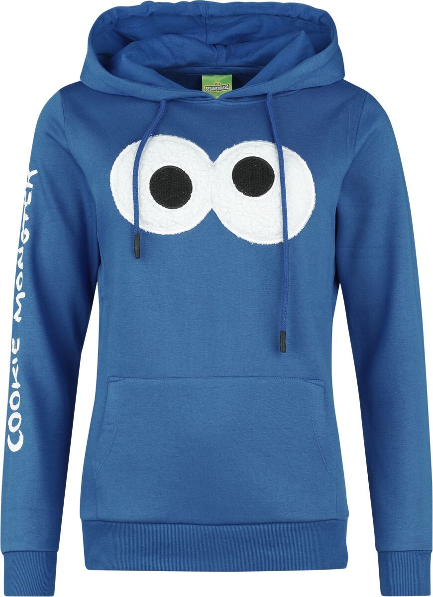 Sesame Street Krümelmonster Dámská mikina s kapucí modrá - Merchstore.cz Sesame Street Krümelmonster Dámská mikina s kapucí modrá - Merchstore.cz