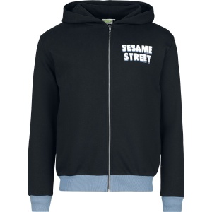 Sesame Street Krümelmonster - Me Can´t Stop Mikina s kapucí na zip černá