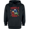 Sesame Street Monsters Of Rock Mikina s kapucí černá - Merchstore.cz