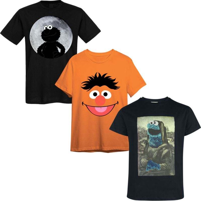 Sesame Street Balení triček Sesame Street Tričko vícebarevný - Merchstore.cz