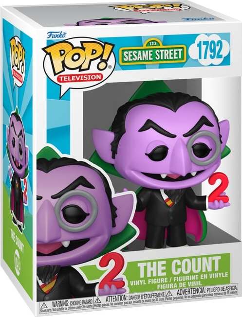 Sesame Street Vinylová figurka č.1792 Sesame Street - The Count (Pop! Television) Sberatelská postava standard - Merchstore.cz
