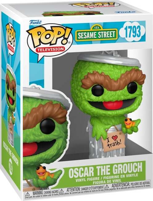 Sesame Street Vinylová figurka č.1793 Sesame Street - Oscar The Grouch (Pop! Television) Sberatelská postava standard - Merchstore.cz Sesame Street Vinylová figurka č.1793 Sesame Street - Oscar The Grouch (Pop! Television) Sberatelská postava standard - Merchstore.cz