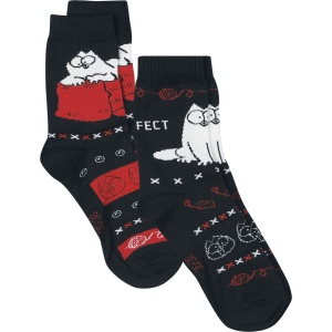 Simon's Cat Simon´s Cat - sada 2 ks Ponožky vícebarevný - Merchstore.cz