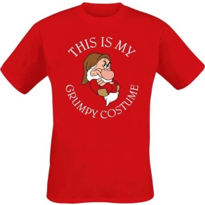 Sněhurka a sedm trpaslíků Grumpy Costume Tričko červená